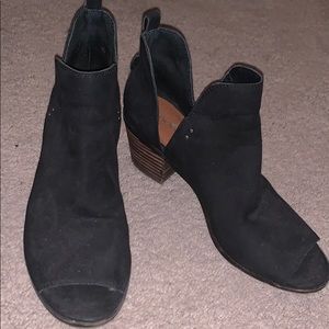 Lucky Brand Peep Toe Booties